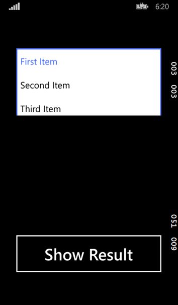 ComboBox in Windows Phone